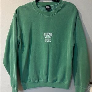 Urban Outfitters Green Colorado Springs Sweater/Sweatshirt.